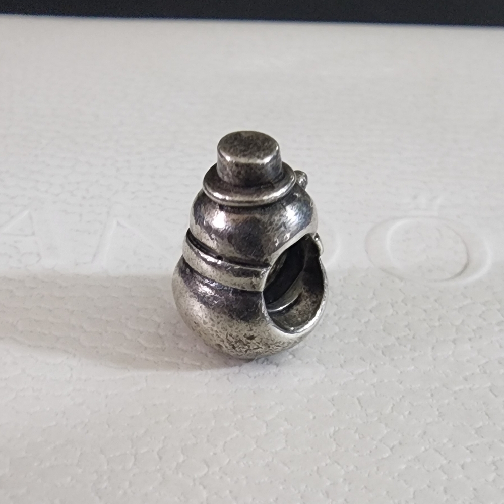 Authentic Pandora Snowman Charm ALE Sterling Silver Charm - Picture 7 of 7